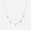 Twinkling Five-Star Necklace, 925 Sterling Silver Adjustable Chain