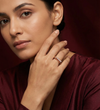 Sleek Square Baguette Bar Ring