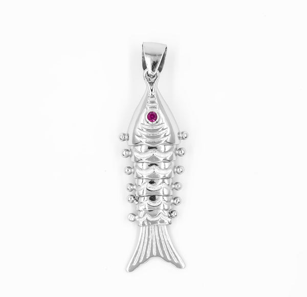 Silver Fish Pendant – Symbol of Luck & Flow
