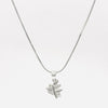 Eternal Leaf Pendant Necklace | 925 Sterling Silver