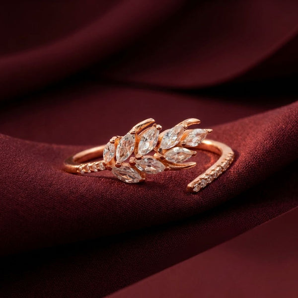 Marquise Leaf Vine Ring