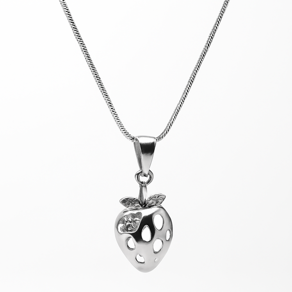 Sweet Berry Spark Necklace – 925 Sterling Silver