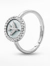 Sky Charm MOP Aeroplane Ring