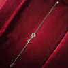 Silver Heart & Key Zirconia Bracelet โ Unlock Love
