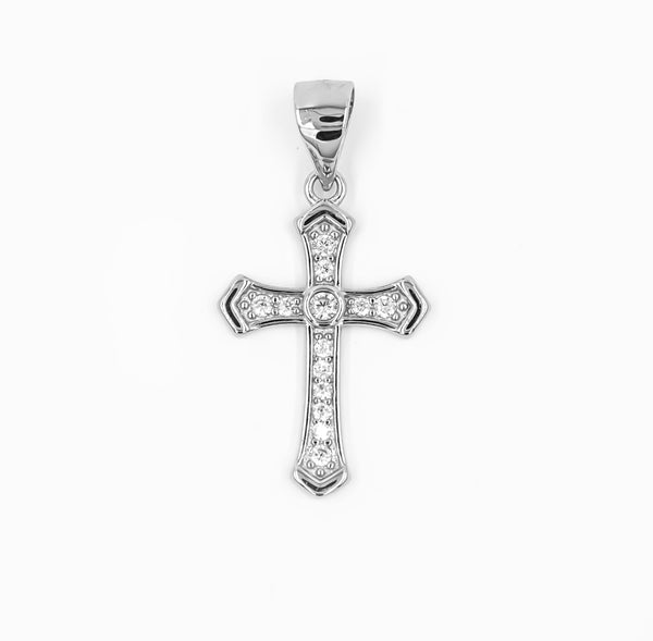 Sacred Cross Pendant with Silver Chain – 925 Sterling Silver Men’s Jewellery