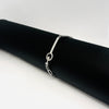 Silver LOVE Charm Adjustable Bracelet with Key Design