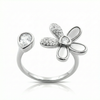 Floral Elegance MOP Ring