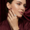 Floral Elegance MOP Ring