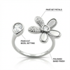Floral Elegance MOP Ring