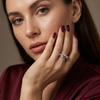 Triple Band Heart’s Embrace Ring – Symbol of Connection