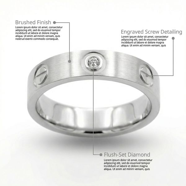 Timeless Cartier-Inspired Diamond Band