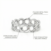 Cuban Link Diamond Accent Ring