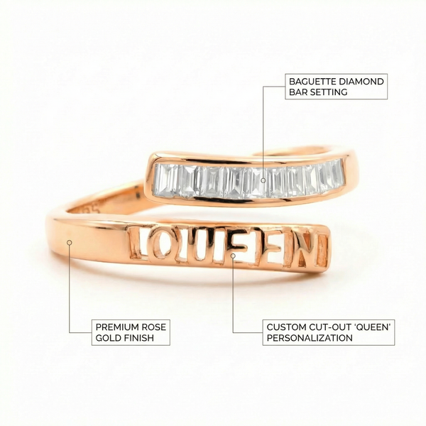Majesty Baguette Queen Ring