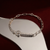 Silver LOVE Charm Adjustable Bracelet with Key Design