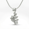 Eternal Leaf Pendant Necklace | 925 Sterling Silver