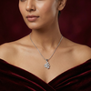 Eternal Leaf Pendant Necklace | 925 Sterling Silver