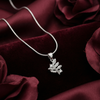 Eternal Leaf Pendant Necklace | 925 Sterling Silver