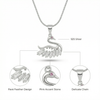 Graceful Swan Charm Necklace | 925 Sterling Silver