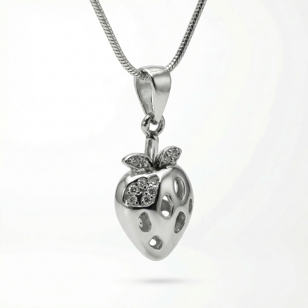 Sweet Berry Spark Necklace – 925 Sterling Silver