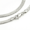 Italian Plain Silver Anklet in 925 Sterling Silver