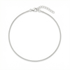 Classic Plain Silver Anklet – 925 Sterling Simplicity