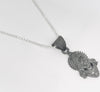 Hanumanji Pendant with Box Chain – 925 Sterling Silver