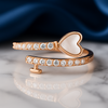 Heart Grace Ring with Mother of Pearl