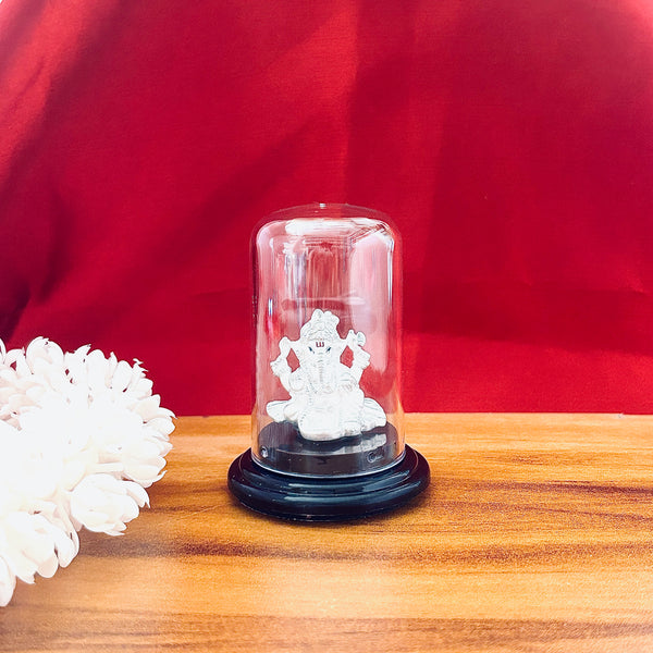 999 Pure Silver Ganeshji Idol