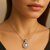 Eternal Grace Necklace – 925 Sterling Silver Pearl Drop with Sparkling Halo
