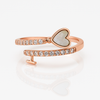 Heart Grace Ring with Mother of Pearl