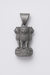 925 Sterling Silver Ashoka Pillar Pendant, Matte Oxidized Finish