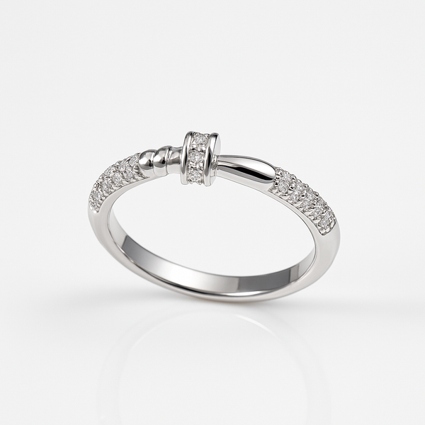 Sparkling Nail Hammer Ring 