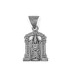Imported Matte Oxidised Silver Tirupati Balaji Pendant – Sacred Elegance