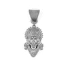 Hanumanji Pendant with Box Chain – 925 Sterling Silver