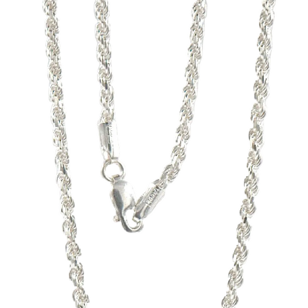 925 Sterling Silver Rope Chain