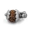 Silver Rudraksha Shiva Pendant – Divine Protection