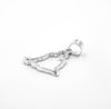 925 Sterling Silver Swami Samarth Pendant, Matte Oxidized Finish