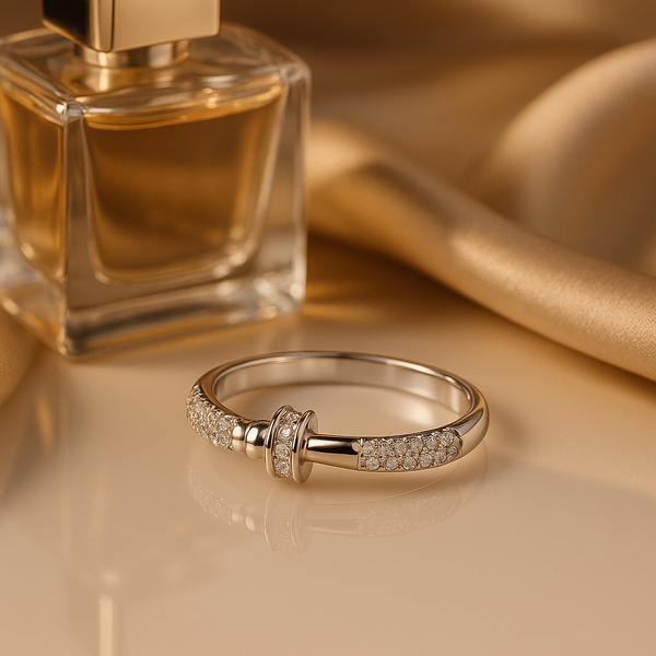 Sparkling Nail Hammer Ring 