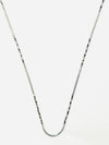 925 Sterling Silver Oxidized Semi-Twist Chain
