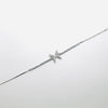 Butterfly Grace Bracelet with Sparkling Stone Bar