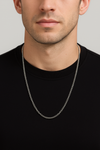 925 Sterling Silver Popcorn Oxidized Chain – Imported
