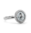 Sky Charm MOP Aeroplane Ring