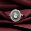 Oval Halo Ring – Classic Radiance