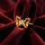 Golden Crystal Butterfly Ring