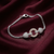 Dual-Tone Rose Gold & Silver Circle Link Bracelet
