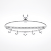 Starlight Charm Adjustable Bracelet with Dual Layer Design