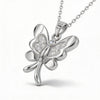 Wings of Grace Butterfly Necklace – 925 Sterling Silver