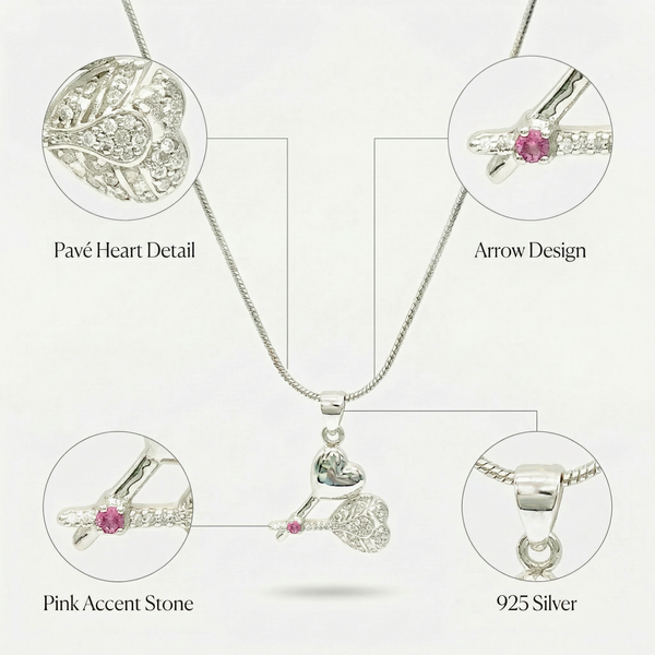 Twin Hearts Necklace – 925 Sterling Silver Love-Inspired Pendant
