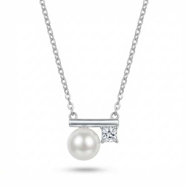 Pearl Glow Necklace | 925 Sterling Silver