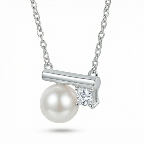 Pearl Glow Necklace | 925 Sterling Silver